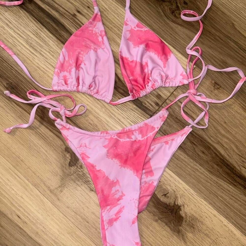 Unbranded Women's Pink Bikinis-and-tankini-sets